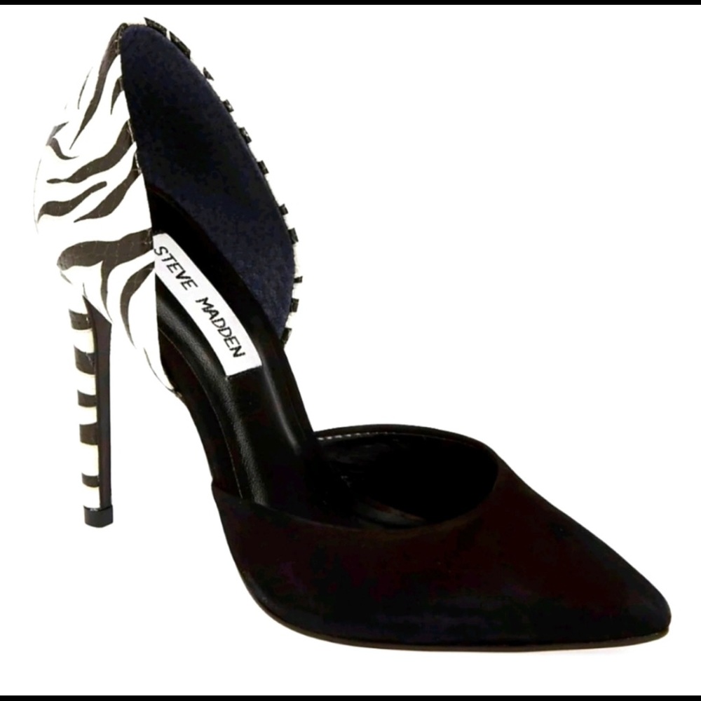 Steve Madden Zebra Varcityy Pumps